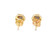 10K Yellow Gold Micro Pave Diamond Earrings 0.16ct