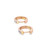 10K Yellow Gold Diamond Hoop Earrings 0.10ctw