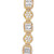 14K  Yellow Gold Baguette Diamond Bracelet 14.0ct