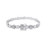 10K White Gold Baguette Diamond Bracelet 8.0ct