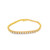 14KT Yellow gold Diamond Tennis Bracelets 9.10ct