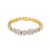 14KT Yellow gold Baguette Diamond Bracelets 16.0ct