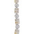 14KT Yellow gold Baguette Diamond Bracelets 16.0ct