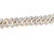 10KT Yellow gold Baguette Diamond Cuban Bracelets 10.95ct