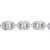 10KT White gold Diamond Gucci Bracelets 8.19ct