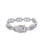 10KT White gold Diamond Gucci Bracelets 8.19ct