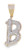 10K Yellow Gold Diamond Custom Letter Pendant 1.00ct