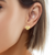 10K Yellow Gold S Heart Nugget Earrings 