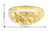 10K Yellow Gold ladies Nugget Ring