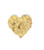 10K Yellow Gold L Heart Nugget Ring