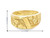 10K Yellow Gold Men Nugget Ring