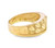 10K Yellow Gold Men Nugget Ring