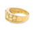 10K Yellow Gold Men Nugget Ring