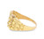 10K Yellow Gold Men Small Nugget Ring