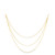 10K Yellow Gold Hollow Rope Chain 3.0MM 16"-26"inches