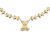 10K Two-Tone Gold Teddy Bear Chain 18" Inches