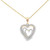 10kt Yellow Gold Diamond Heart Charm 0.25ct