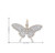 10kt Yellow Gold Diamond Butterfly Charm 1.50ct