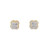 10K Yellow Gold Diamond Earrings 0.71ctw