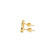 10K Yellow Gold Diamond Earrings 0.29ctw