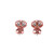 10K Rose Gold Diamond Oval Earrings 0.48ctw