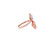 10K Rose Gold Baguette Diamond Ring 0.66ct