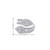 10K White Gold Baguette Diamond Ring 2.10ct