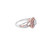 10K Rose and White Gold Diamond Engagement Ring 1.00ctw