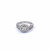 10K White Gold Diamond Engagement Ring set 1.00ctw
