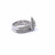 10K White Gold Pear Shape Diamond Engagement Ring set 1.00ct