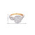 10K Yellow Gold Diamond Engagement Ring Set 1.00ctw