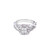 10K White Gold Diamond Engagement Ring Set 1.00ct