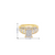 10K Yellow Gold Baguette Diamond Engagement Ring 0.50-2.00ctw