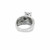 10K White Gold Princess Cut Diamond Engagement Ring 0.50-2.00ctw
