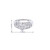 10K White Gold Baguette Diamond Engagement Ring 0.50-1.00ctw
