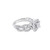 10K White Gold Diamond Engagement Ladies Ring Set 1.00ctw