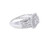 10K White Gold Diamond Engagement Ladies Ring  1.05ctw