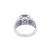 10K White Gold Diamond Engagement Ladies Ring  1.05ctw
