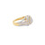 10K Yellow Gold Pear shape Diamond Engagement Ring 1.00ctw