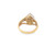 10K Yellow Gold Pear shape Diamond Engagement Ring 1.00ctw