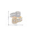 10K White and Yellow Gold Baguette Diamond Ring 2.13ctw