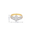 10K Yellow Gold Diamond Ladies Engagement Ring Set 0.50ct