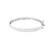 10KT White Gold Baguette Diamond Bangle 2.10ct