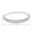 10KT White Gold Baguette Diamond Bangle 3.50ct