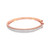 10KT Rose Gold Baguette Diamond Bangle 2.00ct