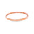 10KT Rose Gold Baguette Diamond Bangle 1.70ct