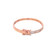 10KT Rose Gold Baguette Diamond Bangle 1.70ct