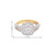 10K Yellow Gold Diamond Ladies Engagement Ring 1.00ct
