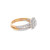 10K Yellow Gold Diamond Ladies Engagement Ring 1.00ct