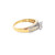 14K Yellow Gold Baguette Diamond Ladies Engagement Ring 0.37ctw